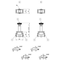 Solenoidinis vožtuvas, 2/2 A3211D2