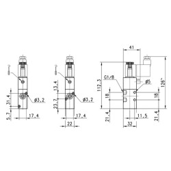 Solenoidinis vožtuvas 3/2 eigų 33801502