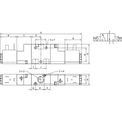 Solenoidinis vožtuvas 1/8" 3/2 eigos SOV32B18