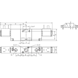 Solenoidinis vožtuvas 1/8" 3/2 eigos SOV32BS18