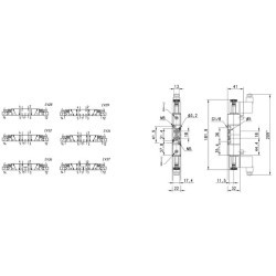 Solenoidinis vožtuvas 5/3 padėčių 368E1102