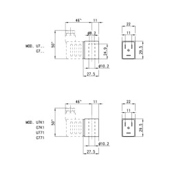 Solenoidinė ritė 110V-50/60Hz U7K