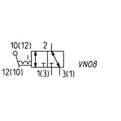 Vožtuvas, 3/2" rankenėlė 338990