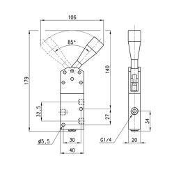 3/2 eigų vožtuvas 134900
