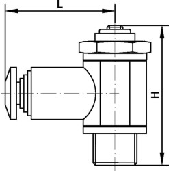 Šalinamo oro srauto atbulinis vožtuvas PFCC14O6
