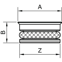 Uždaro dangtelio kolektoriaus blokas 1/8" PVPBP18