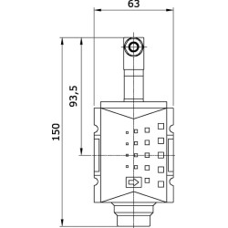 Vožtuvas G 3/8 SV3MG38I210PB224DC