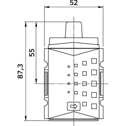 Rutulinis vožtuvas 1/4 KH3G14IPB1