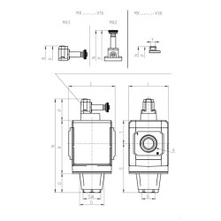 Izoliacinis vožtuvas 3/2 eigų MX238V16