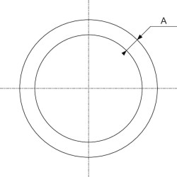 Prevost vamzdelis 40x3,7 mm - 3 m PVRTU40P003