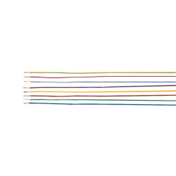 Kabelis 1x0,8mm², baltas, PVC, metrui, Helukabel H05V2K075WH