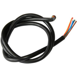 7 gyslų kabelis, 0,20 mm²/1,50 mm² (30 m), juodas, PVC, Vapormatic VLC2351