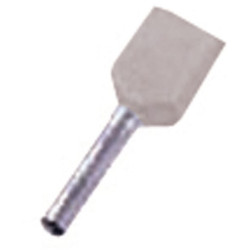 Dviguba kabelio antgalis 4 mm² 12 mm DIN 46228-4 ICIAE412Z