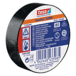 Izoliacinė juosta, juoda, 10 m x 15 mm TesaFLEX® T539880000000