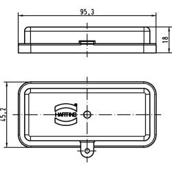 Dangtelis 16B, plastikinis 09300165406