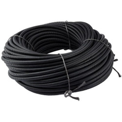 Apsauginis vamzdis 13 mm 100 m lankstus gofruotas, uždaras, juodas FTBLC13100
