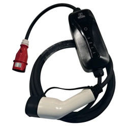 Elektromobilių įkrovimo kabelis, 2 tipo, CEE kištukas, 11 kW, 16A, 5m EVC221335