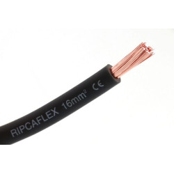 Lankstus kabelis 1x16mm² PVC, juodas 1016FLEXBK