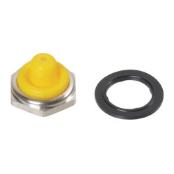 Jungiklio dangtelio pusė geltona 12 mm U11515