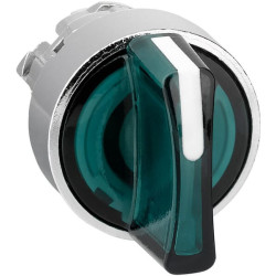 Žalias selektoriaus jungiklis I 0 II ZB4BK1533