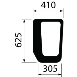 Case - IH JX60 Maxxima 5096592 Priekinis langas Apatinis CNH