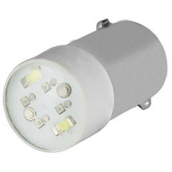 Lemputė LED 240V BA9s balta New-Elfin 010BA9SLB220
