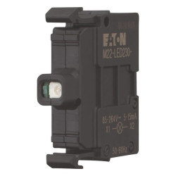 Baltas LED elektrinis 12-30 V priekinis M22LEDW