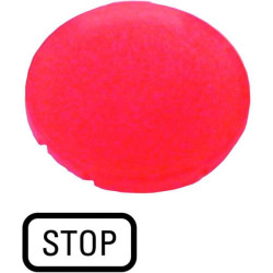 Raudonas mygtuko lęšis STOP M22XDLRGB0