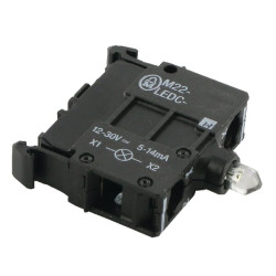 LED elementas baltas 12-30V cokolis M22LEDCW