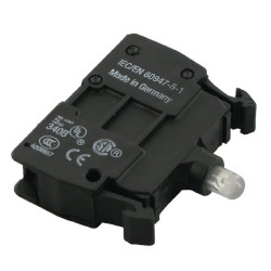 Žalias LED elementas 12-30V priekinis M22CLEDG