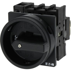 Rotacinis jungiklis 3P+N, 32A, JUODAS P132EASVBSWN