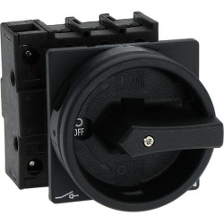 Rotacinis jungiklis 3P+N, 32A, JUODAS P132EASVBSWN