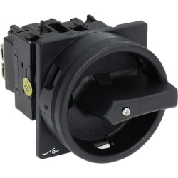 Rotacinis jungiklis 2P, 20A, juodas T01102EASVBSW