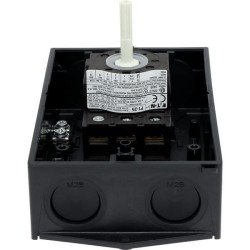 Rotacinis jungiklis 3P, 25A, juodas P125I2SVBSW