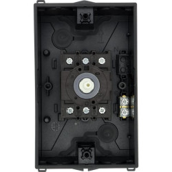 Rotacinis jungiklis 3P, 25A, juodas P125I2SVBSW