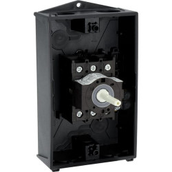 Rotacinis jungiklis 3P, 25A, juodas P125I2SVBSW
