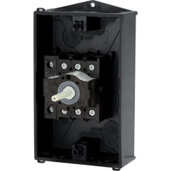 Rotacinis jungiklis 3P+N, 25A, juodas P125I2SVBSWN
