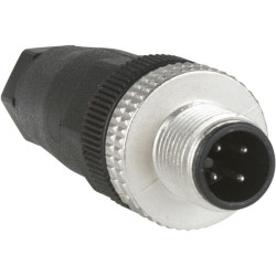 M12 kabelio lizdas, vyriškas, dešinysis, 4 XZCC12MDM40B