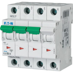 Miniatiūrinis automatinis jungiklis 6A, 3P+N, B PLS6B63N