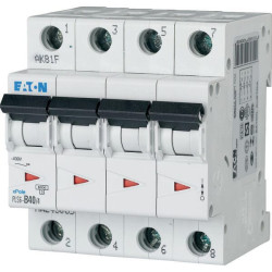 Miniatiūrinis automatinis jungiklis 40A, 3P+N, C PLS6C403N