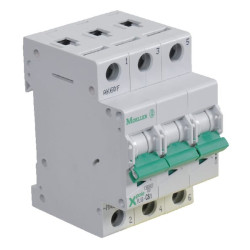 Miniatiūrinis automatinis jungiklis 6A.3P,C PLS6C63