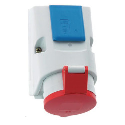 CEE sieninis lizdas 32A 5P 400V IP44 126x83 B001011