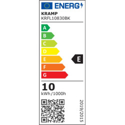 LED prožektorius, 10 W, 3000 K KRFL10830BK
