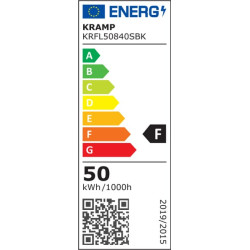 LED prožektorius, 50 W, 4000 K jutiklis KRFL50840SBK