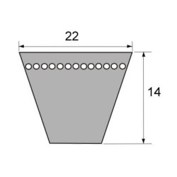 Klasikinis diržas VLM7640