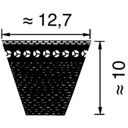 V formos diržas „Super XE power XPA982XEP“