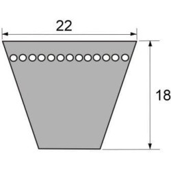 Pleištinis diržas VLM1871