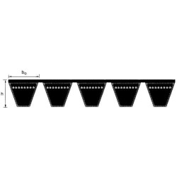 Maitinimo diržas KB5SPB2240 Optibelt KB5SPB2240