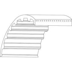 Paskirstymo diržas 5M 85 dantų 425x9mm MTD 100000811