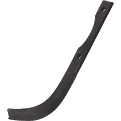 Rotovatoriaus peilis kairysis, 198x48x30mm, 4 mm storio, tinka Agria RB61611